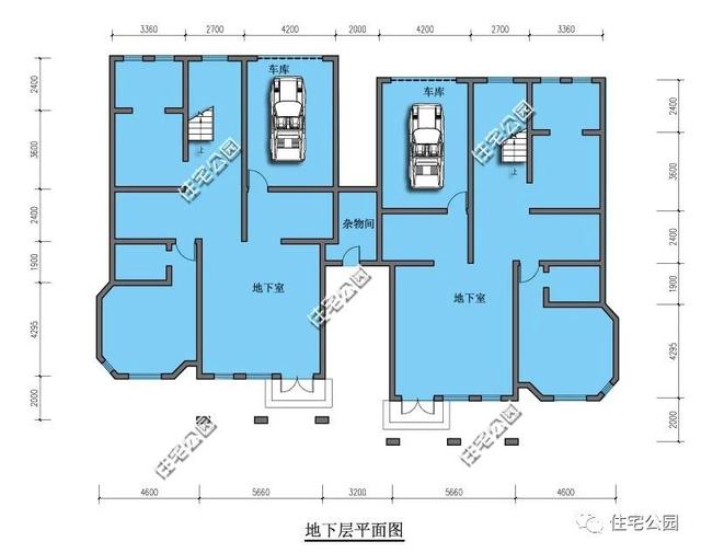 10套帶地下室別墅設計方案圖，地下室要或成標配
