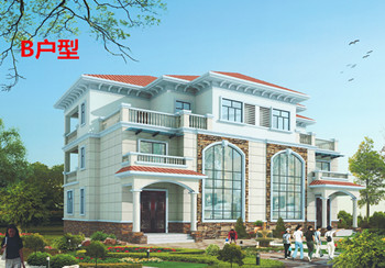 農(nóng)村簡單雙拼小戶型，簡單適用，客廳中空，總占地210平方米