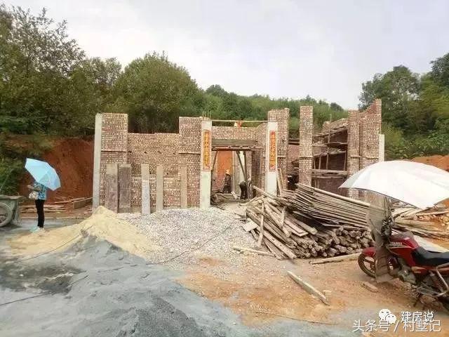 11*11米經典兩層農村小樓施工案例，附戶型方案設計圖