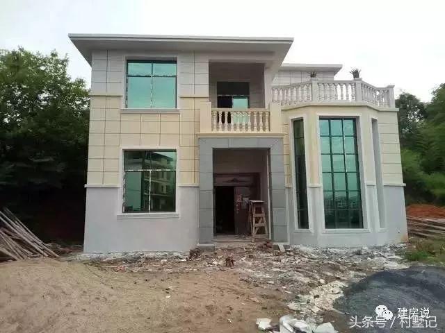 11*11米經典兩層農村小樓施工案例，附戶型方案設計圖