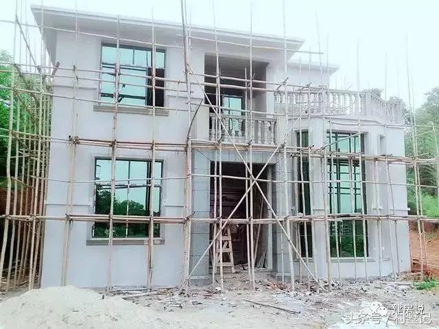 11*11米經典兩層農村小樓施工案例，附戶型方案設計圖