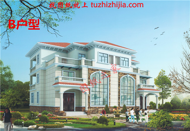 農村簡單雙拼小戶型，簡單適用，客廳中空，占地210平方米