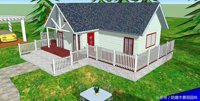 木屋別墅實(shí)景照片和效果圖展示，喜歡的來(lái)欣賞下