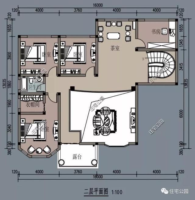 10套新中式房屋設計方案，帶戶型圖
