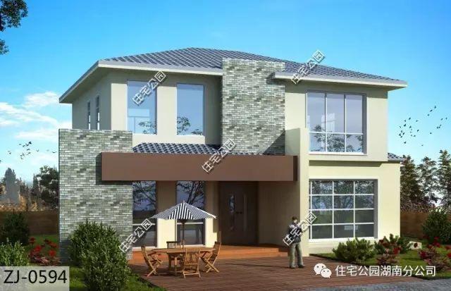 10套新中式房屋設計方案，帶戶型圖