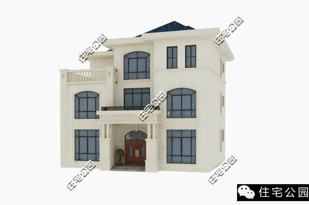 農村14X14米樓房設計圖，3種方案供您選擇