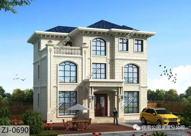 農村14X14米樓房設計圖，3種方案供您選擇