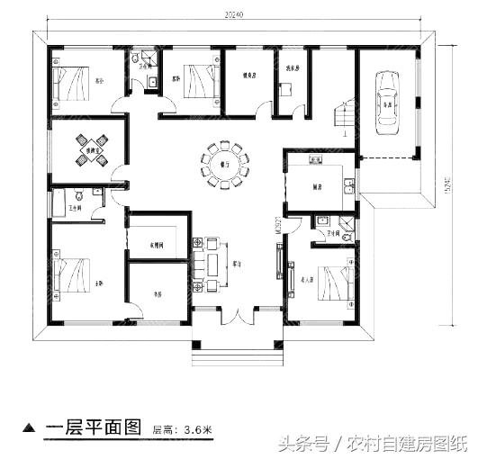 3款一層農(nóng)村自建房，帶車庫(kù)和閣樓，比別墅都好看