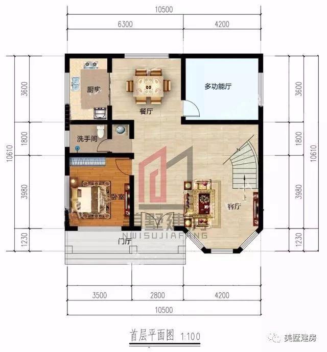 3款挑空客廳的二層小樓房設計圖，款款漂亮