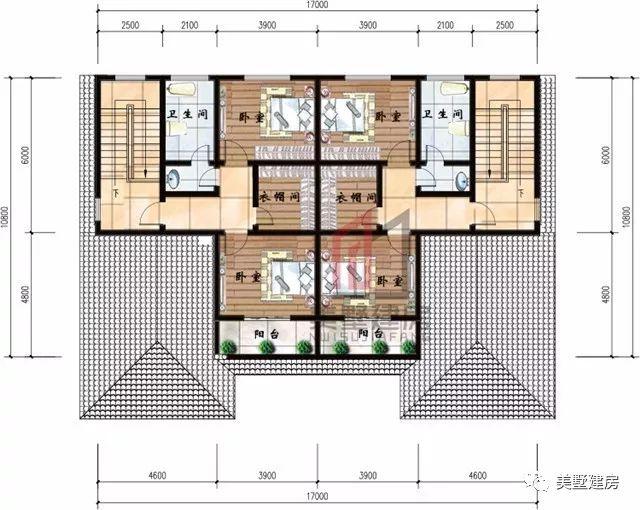 3套農(nóng)村雙拼樓房設(shè)計(jì)圖，哥倆好住雙拼