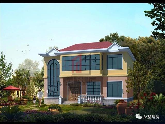 2套新農村二層住宅方案圖，自建房的參考