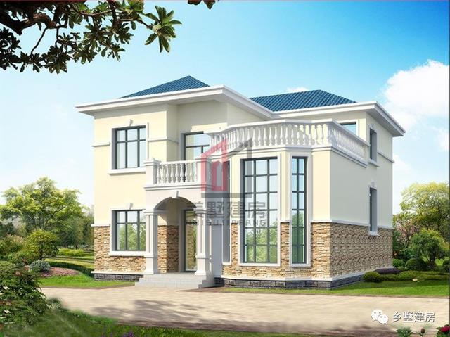 2套新農村二層住宅方案圖，自建房的參考