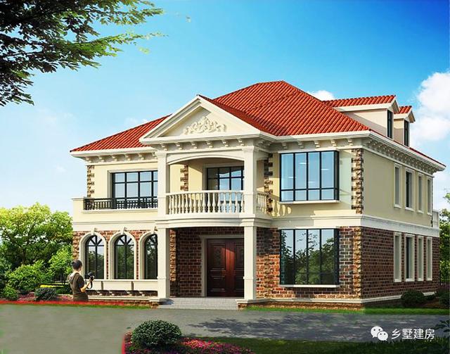 2套新農村二層住宅方案圖，自建房的參考