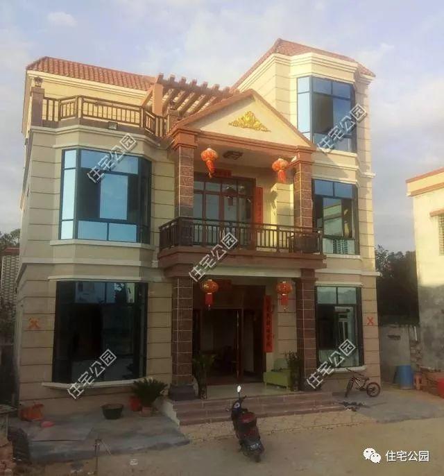 80萬(wàn)自建的三層別墅案例實(shí)拍，附裝修照片