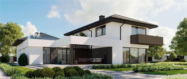 現(xiàn)代一層半小別墅設計圖，這款自建房深受歡迎