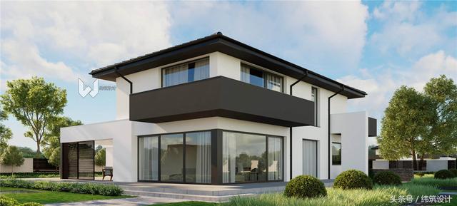 現(xiàn)代一層半小別墅設計圖，這款自建房深受歡迎