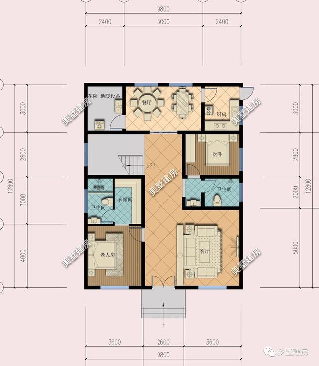 4款漂亮的三層豪宅設計圖，自建房最好的選擇！