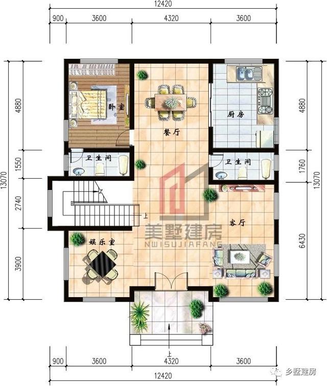 4款漂亮的三層豪宅設計圖，自建房最好的選擇！