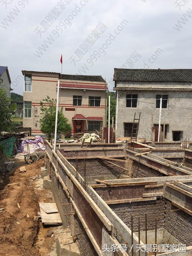 帶地下室3層別墅戶型圖，直播建房過程