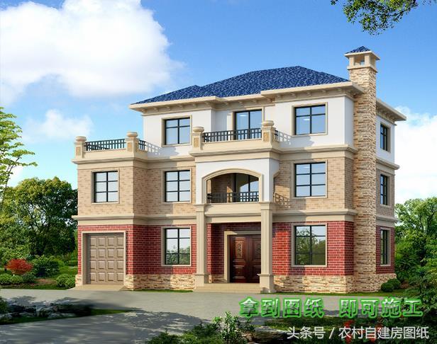 6款帶煙筒的小別墅設計方案圖，款款漂亮