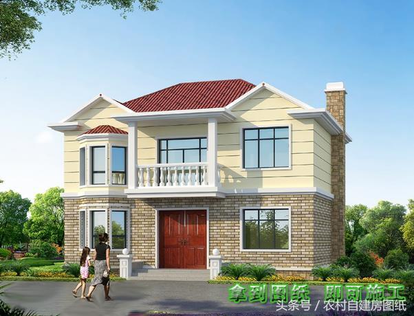 6款帶煙筒的小別墅設計方案圖，款款漂亮