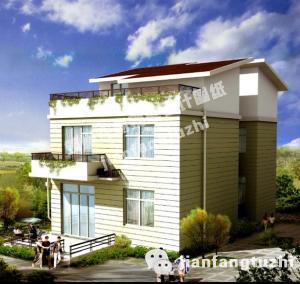 9款90㎡二層農村自建樓房設計圖，施工簡單，造價低