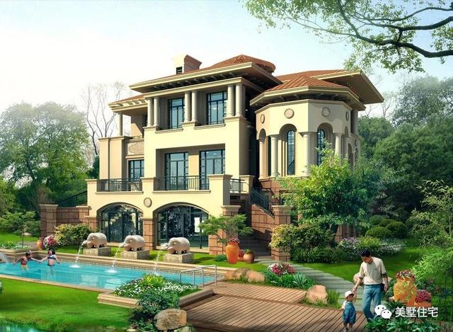 30套高端大氣的豪宅效果圖，貧窮限制了我的想象力