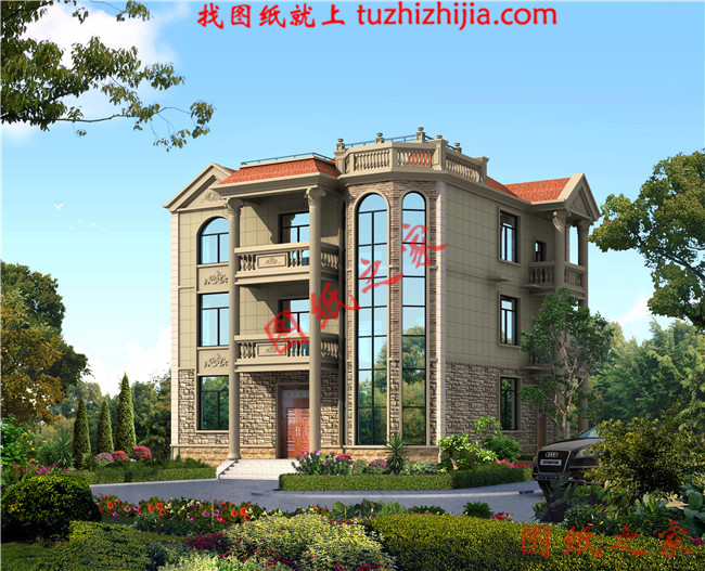 三層復式別墅小洋樓,挑空客廳,布局實用,千萬人喜歡的實用戶型