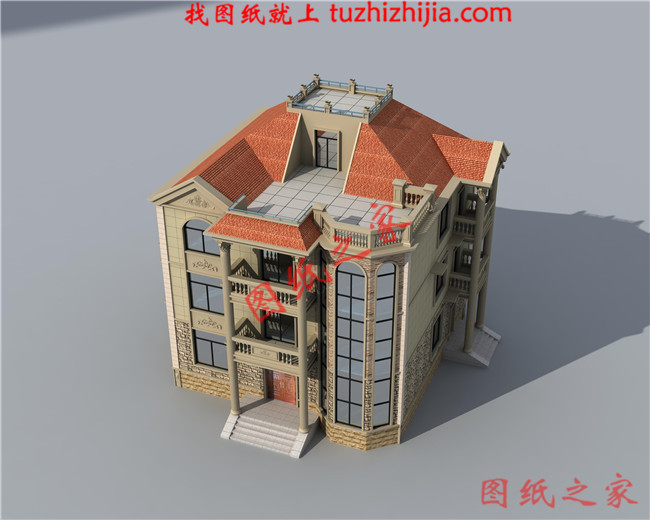 三層復式別墅小洋樓,挑空客廳,布局實用,千萬人喜歡的實用戶型