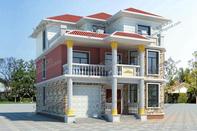 6款10米面寬別墅設計圖，顏值和實用性兼顧