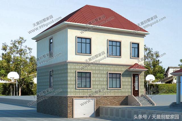 6款10米面寬別墅設計圖，顏值和實用性兼顧