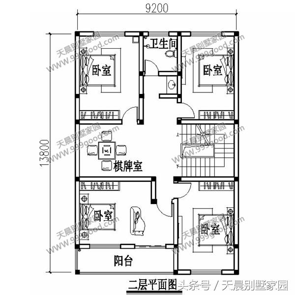 6款10米面寬別墅設計圖，顏值和實用性兼顧
