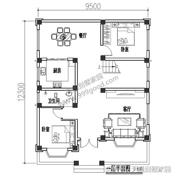 6款10米面寬別墅設計圖，顏值和實用性兼顧