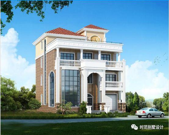 11X15m四層別墅設計方案圖，附室內裝修效果圖