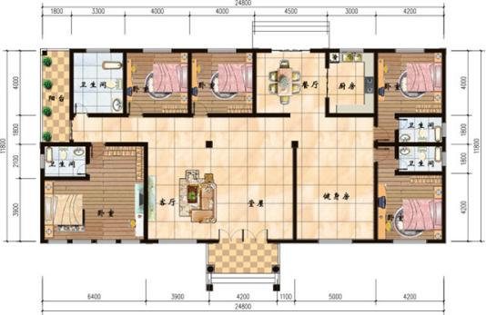 8套農村一層建房別墅圖，比比哪款更好看