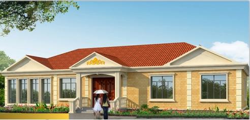 8套農村一層建房別墅圖，比比哪款更好看