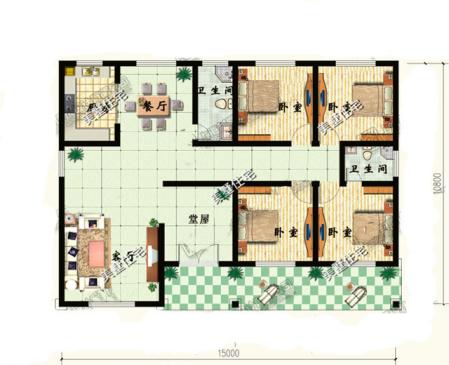 8套農村一層建房別墅圖，比比哪款更好看