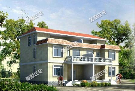 幾款2層中式農村自建房設計效果圖，中國風最經典