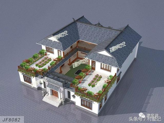 看完這套四合院別墅設(shè)計(jì)方案圖，誰(shuí)還敢說(shuō)歐式別墅漂亮