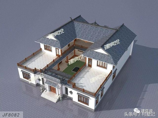 看完這套四合院別墅設(shè)計(jì)方案圖，誰(shuí)還敢說(shuō)歐式別墅漂亮