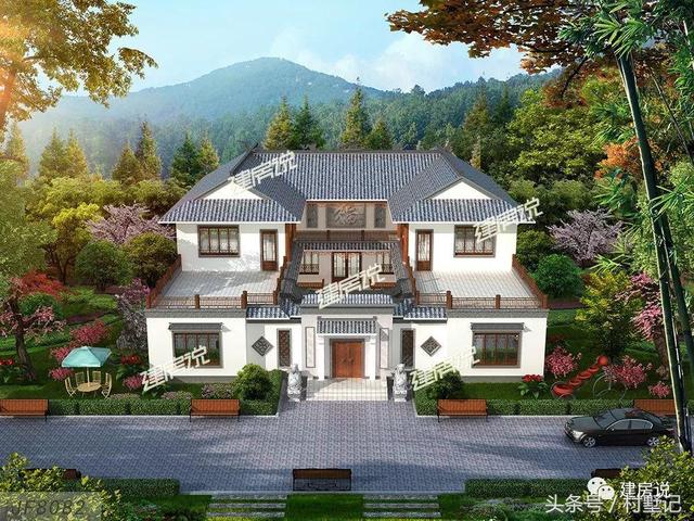 看完這套四合院別墅設(shè)計(jì)方案圖，誰(shuí)還敢說(shuō)歐式別墅漂亮