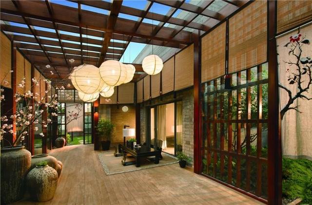 中式民宅別墅外觀效果圖大全，古香古色