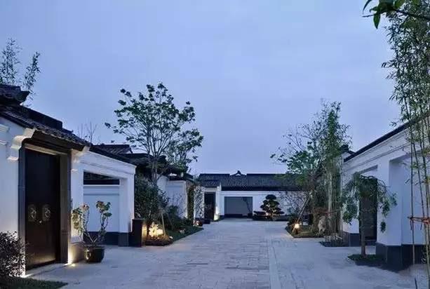 中式民宅別墅外觀效果圖大全，古香古色