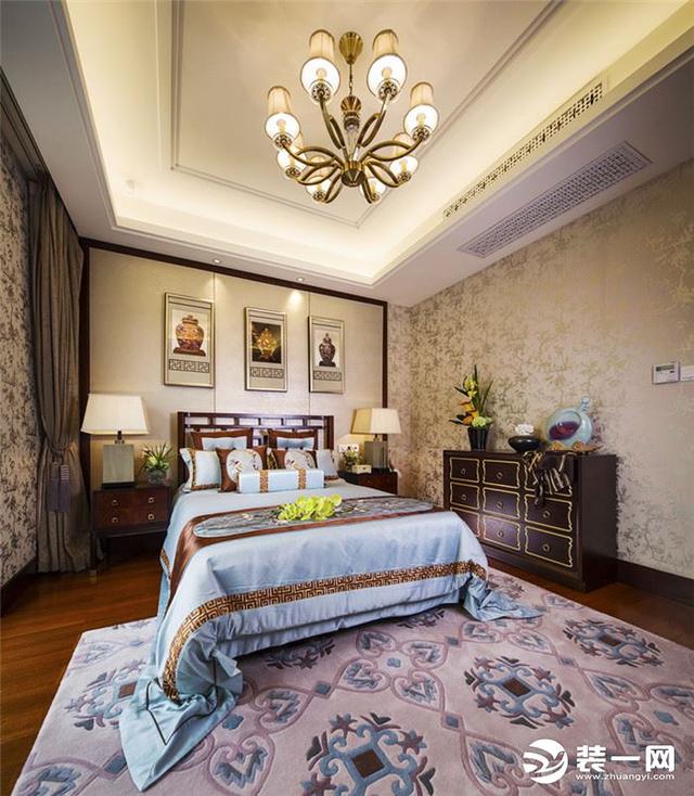 340平古麗古氣新中式風格別墅裝修效果圖