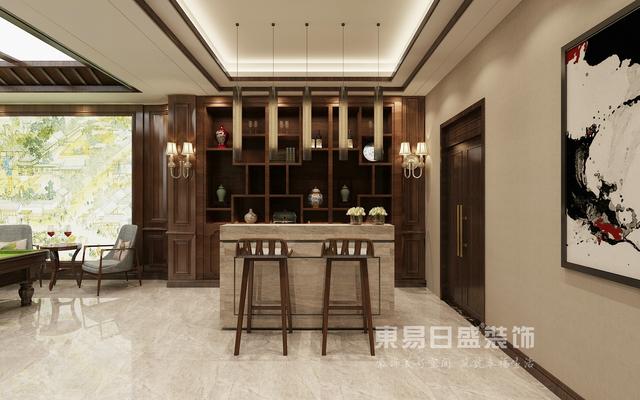 500平中式風格別墅裝修實拍圖，大氣，上檔次