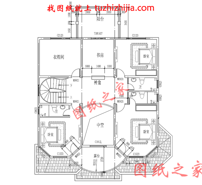 三層新農村住宅房屋設計圖,溫馨美觀的戶型