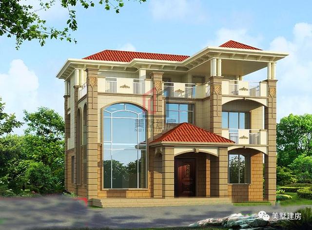 3款好看的農村建房戶型方案圖，這幾年很流行