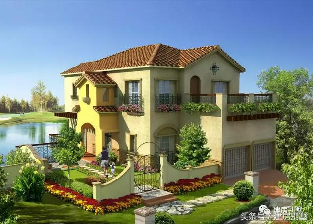 鄉村田園別墅外觀效果圖大全，美不美，自己看