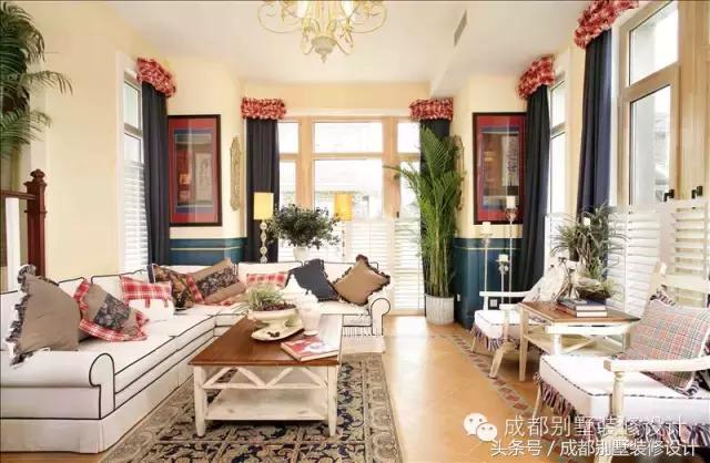 聯(lián)排別墅美式鄉(xiāng)村風格裝修實拍圖，喜歡的不得了