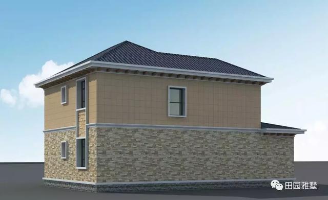 帶配房廚房的二層農村房屋設計圖，看好就開建啦